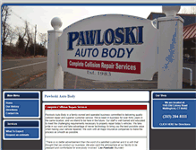 Tablet Screenshot of pawloskiautobody.com